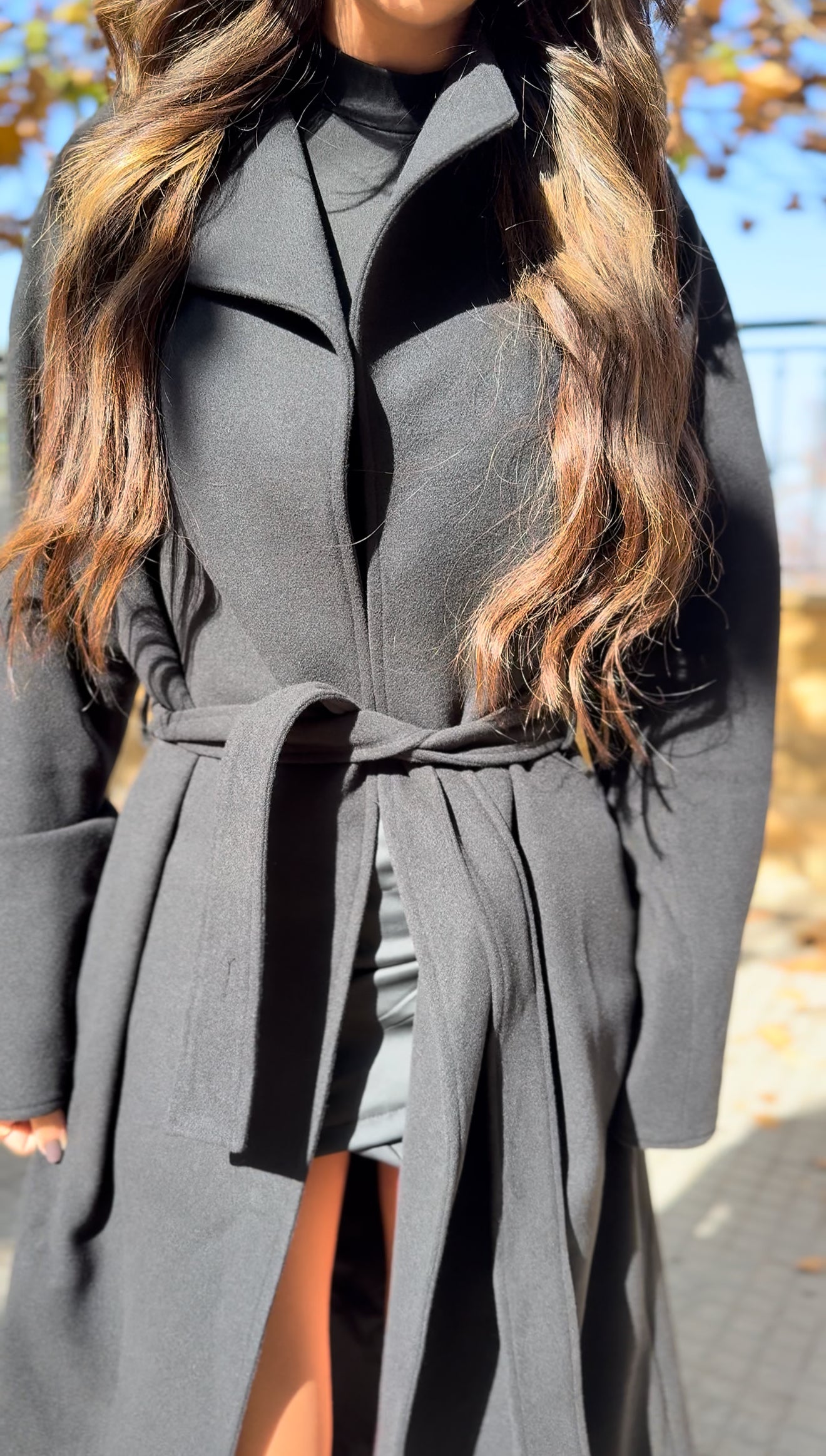 Belted coat