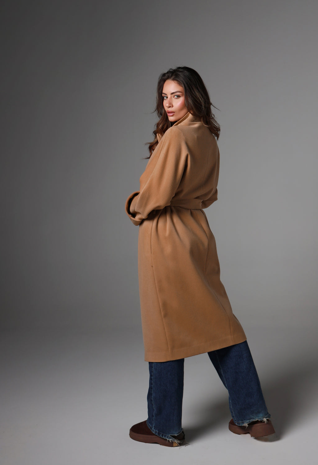 Belted coat