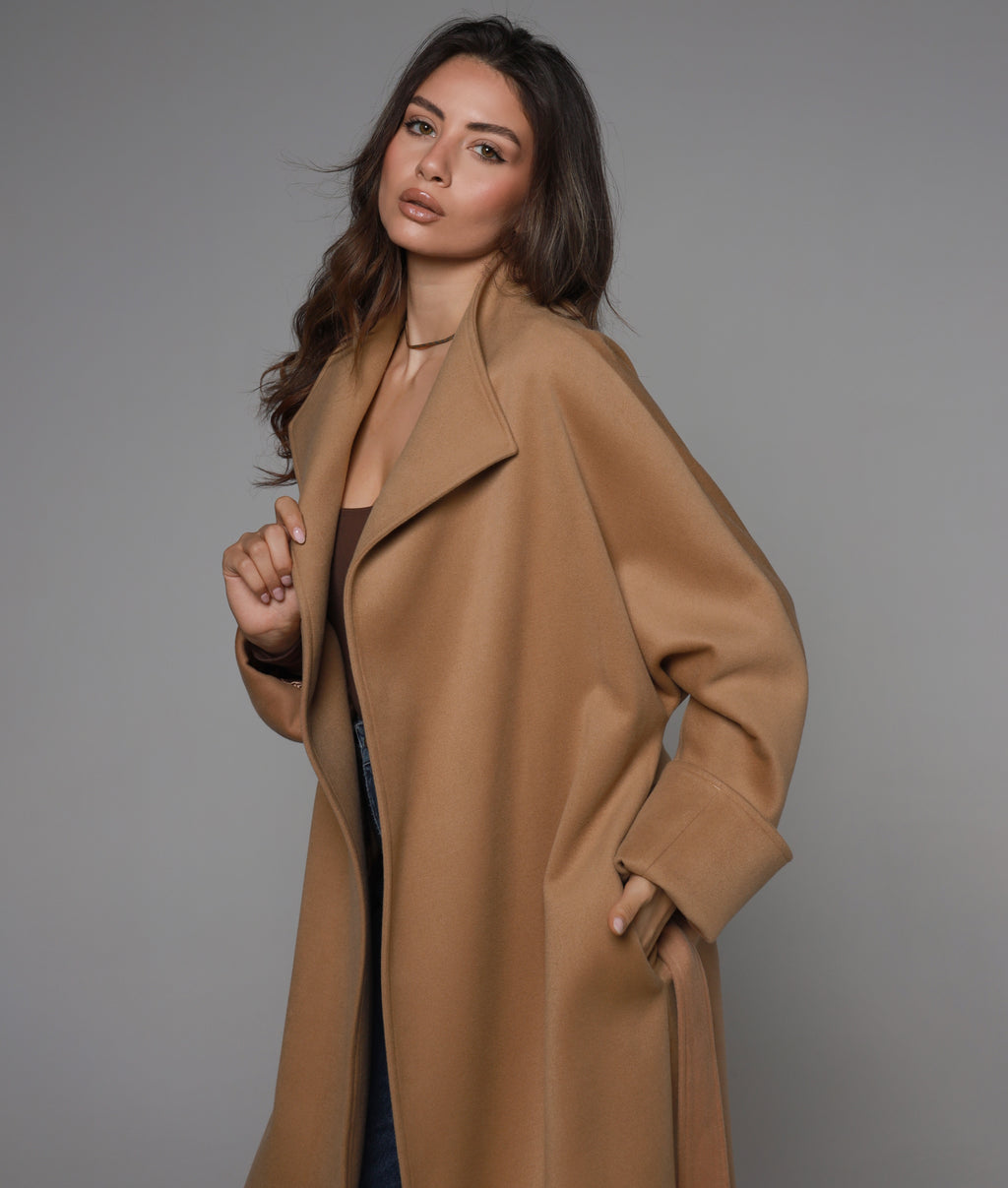 Belted coat