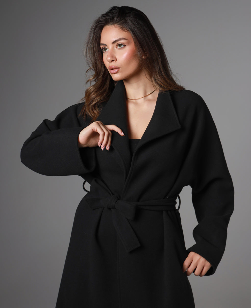 Belted coat