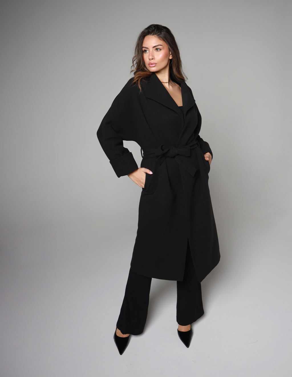 Belted coat