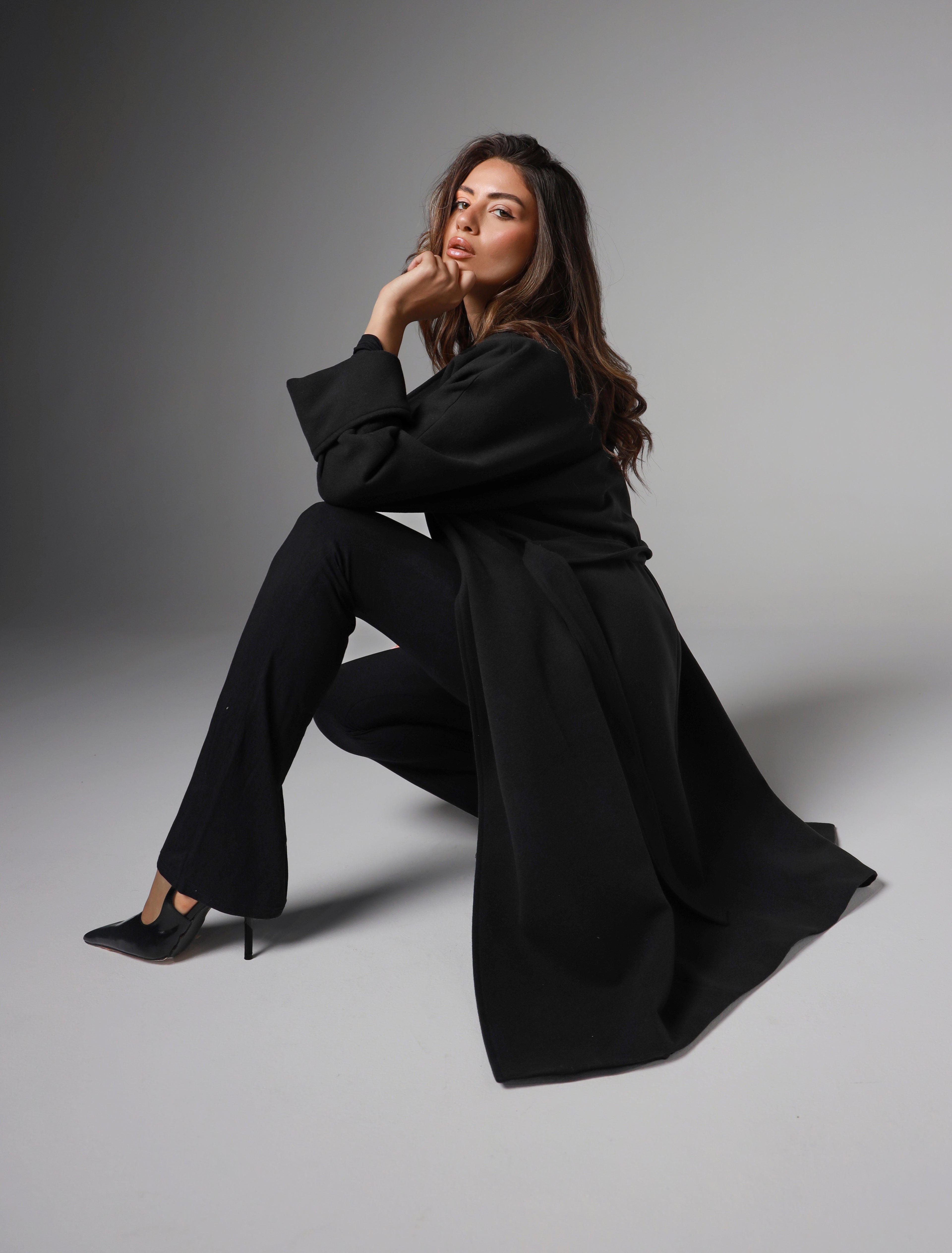 Belted coat