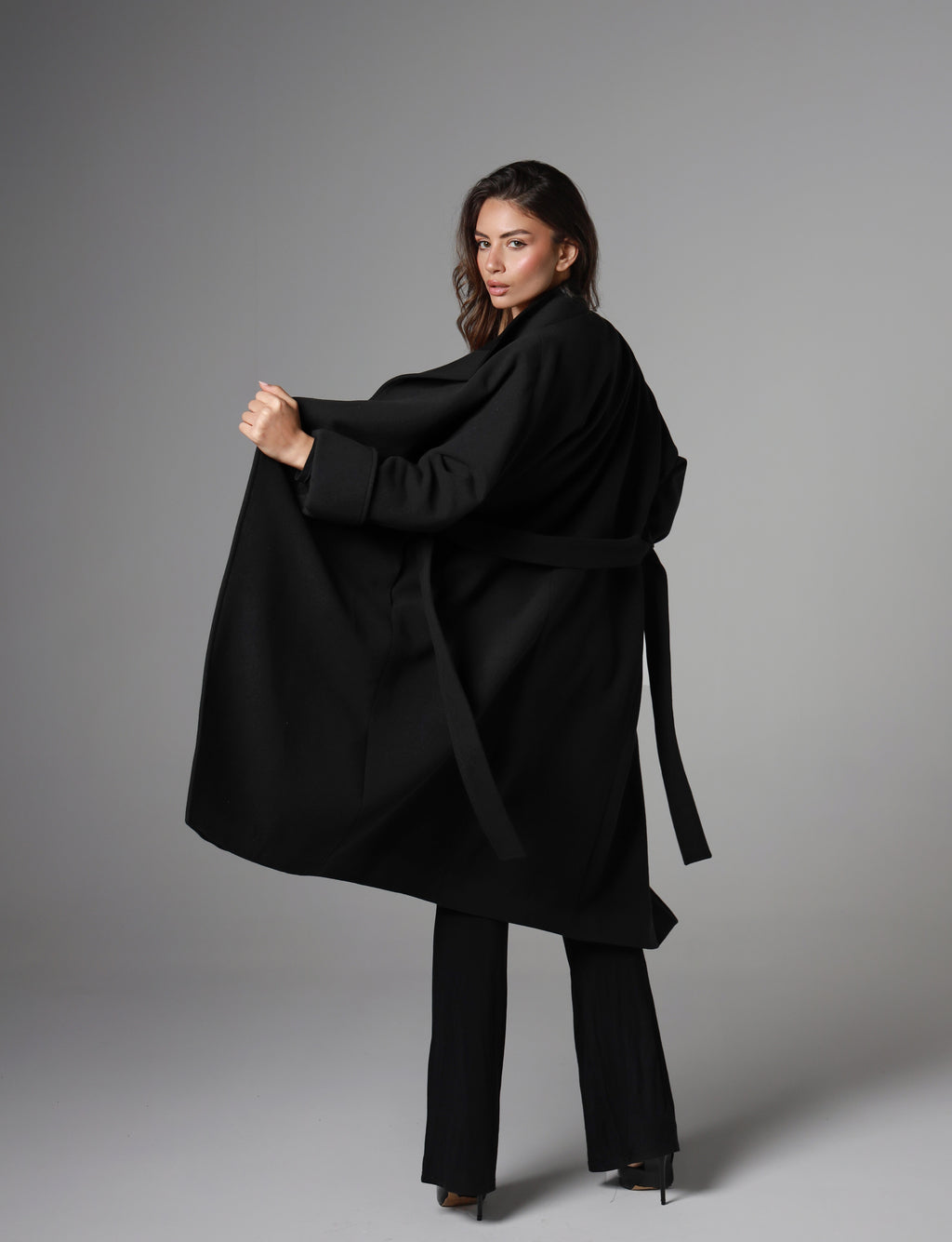 Belted coat